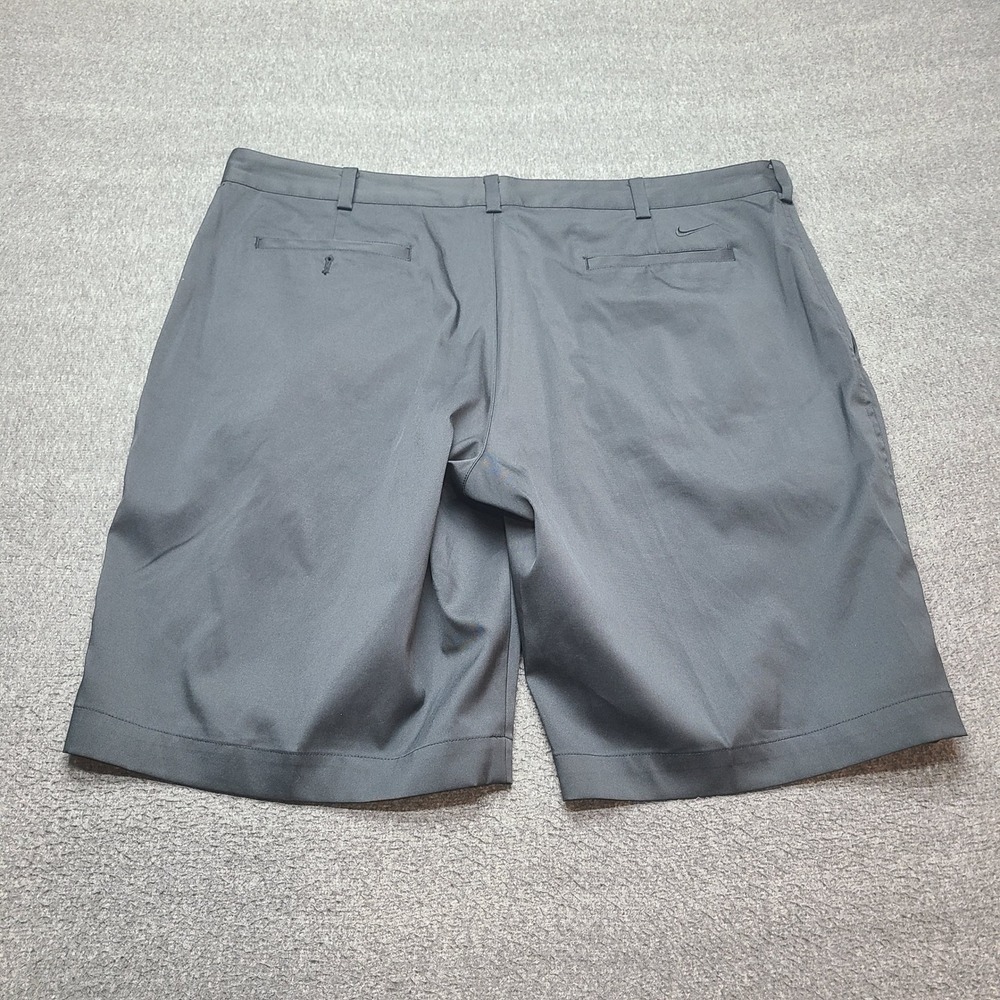 Nike Golf Shorts Mens 40 Black Excellent Dri-FIT Flat Front Stretch Performance - Picture 6 of 8